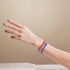 Blue Strawberry Fields | .925 Sterling Silver | Firefly Glass Berry Bracelet